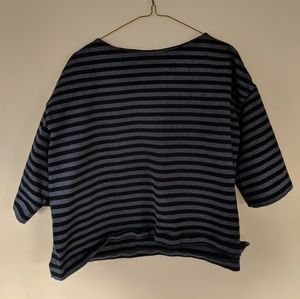 Uniqlo Striped Boxy Tee